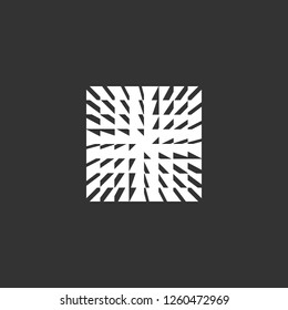 ornament icon vector. ornament sign on black background. ornament icon for web and app