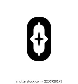 ornament iconic logo O design vector illustration. unique monogram logotype letter O vector design template with modern, elegant and simple styles isolated on white background. bold logo O design idea