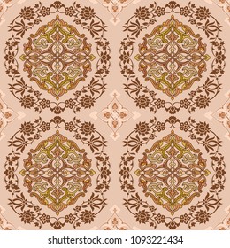 Ornament Indian pattern for wallpaper background.