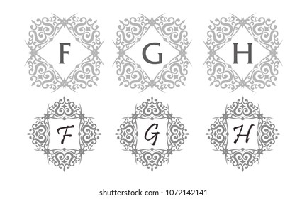 Ornament Initial Template Set