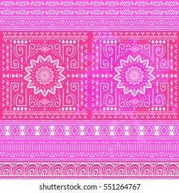 Ornament invitation card with mandala. Geometric circle element made in vector. Mandala for decoration holiday cards, background and sites. Kaleidoscope, medallion, yoga, India, arabic