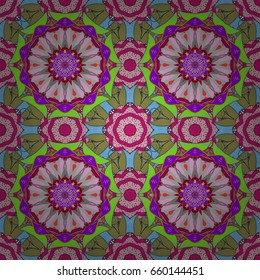 Ornament invitation card Vintage decorative elements on a background. Tribal, Boho, Bohemian style, for flash tattoo. Vector colored Mandala.