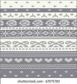 Ornament for knitting ( jacquard)