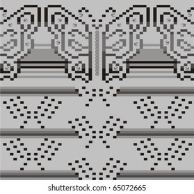 Ornament for knitting ( jacquard-butterfly)