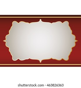 ornament label decoration vintage rustic icon. Isolated and flat illustration. Vector graphic