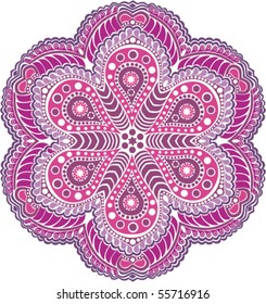 Ornament lace flower