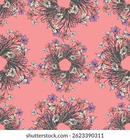 Schmuckblatt Muster nahtlose Designs