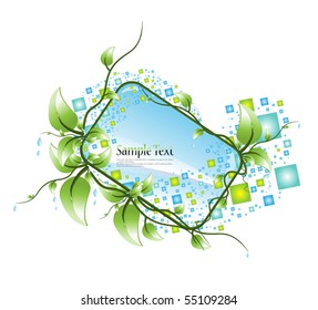 Ornament from leaves