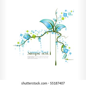 Ornament from leaves