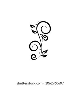 ornament with leaves icon. Element of patterns elements illustration. Premium quality graphic design icon. Signs and symbols collection icon for websites, web design, mobile app on white background