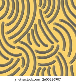 ornament line curve background grey yellow