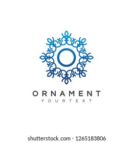 ornament logo design