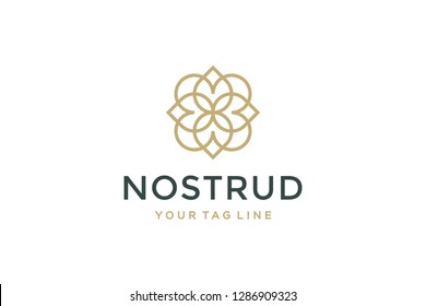 Ornament logo design concept. Universal ornament design.