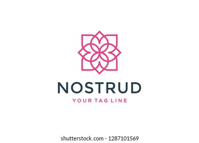 Ornament logo design concept. Universal ornament design.