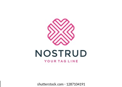 Ornament logo design concept. Universal ornament design.