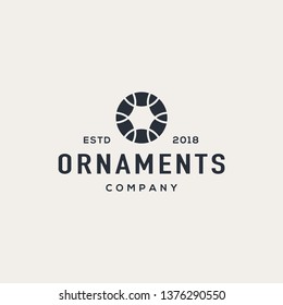 Ornament logo design concept. Universal ornament design.