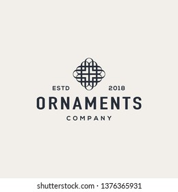 Ornament logo design concept. Universal ornament design.