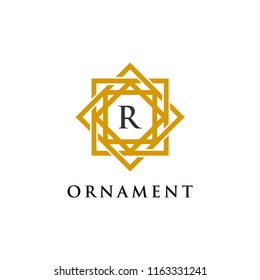 ornament logo design template