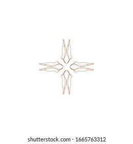 Ornament Logo Design Template Vector Decoration, Flourishes Calligraphic Elegant Royal Frame Lines. Good for Luxury Crest
