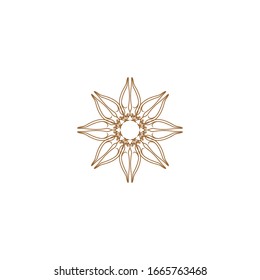 Ornament Logo Design Template Vector Decoration, Flourishes Calligraphic Elegant Royal Frame Lines. Good for Luxury Crest