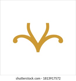 ornament logo design vector sign