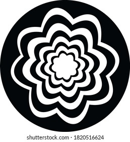 Material vectorial de diseño de logotipo de ornamentos