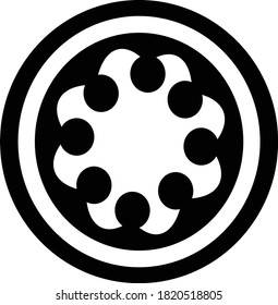Material vectorial de diseño de logotipo de ornamentos