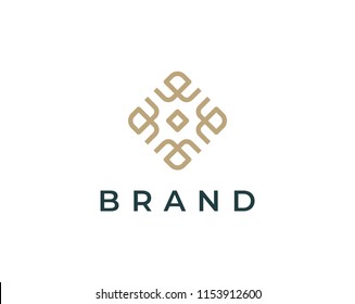 Ornament logo design vector. Universal ornament logo.