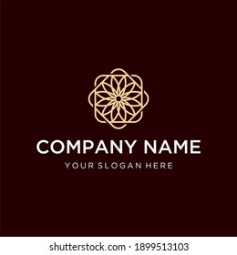 Ornament logo and icon design vector