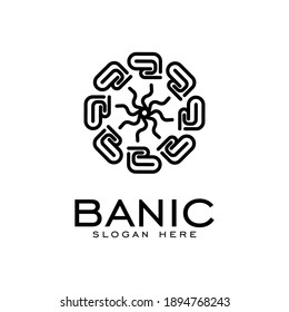 ornament logo icon vector design. Elegant premium ornament vector logotype symbol