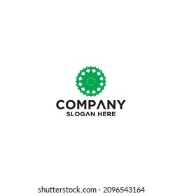 diseño vectorial de icono de logotipo de ornamento. Vector de ornamento premium elegante
