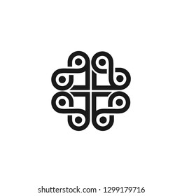 ornament logo template