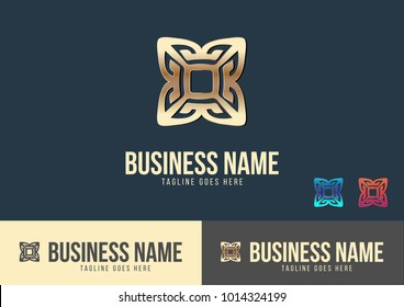 Ornament Logo Template Design Vector