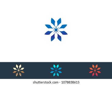 Ornament Logo Template vector illustration design