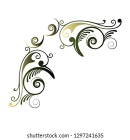 ornament  logo with unique character