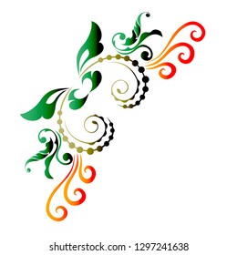 ornament  logo with unique character