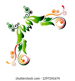 ornament  logo with unique character