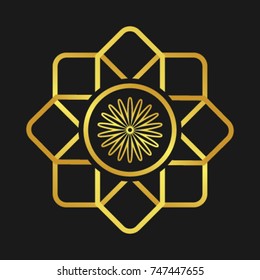 Ornament Logo Vector Template Design