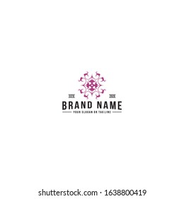 ornament luxury logo design vector template