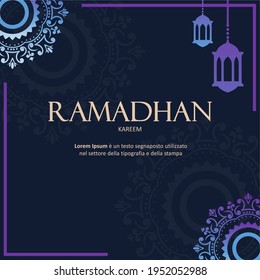 
Ornament Luxury Ramadan Kareem. The Islamic holy month of Ramadhan, loved ones in the spirit of Ramadan. Illustration vector graphic perfect for concept of presentation, banner, cover and promotion