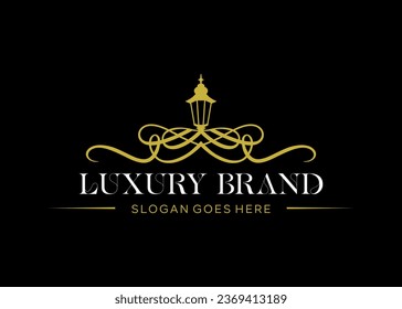  diseño de logotipo vectorial de lujo adorno
