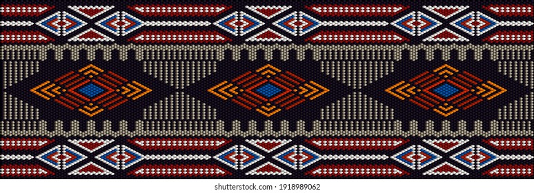Ornament  is made in bright, juicy, perfectly matching colors. Ornament, mosaic, ethnic, folk pattern. 