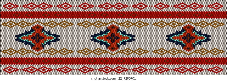 Ornament  is made in bright, juicy, perfectly matching colors. Ornament, mosaic, ethnic, folk pattern. 