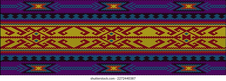 Ornament  is made in bright, juicy, perfectly matching colors. Ornament, mosaic, ethnic, folk pattern. 