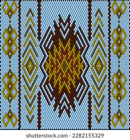 Ornament  is made in bright, juicy, perfectly matching colors. Ornament, mosaic, ethnic, folk pattern. 