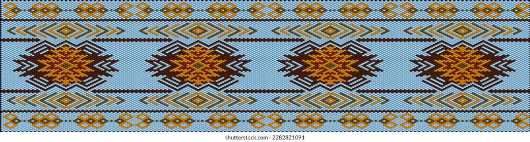 Ornament  is made in bright, juicy, perfectly matching colors. Ornament, mosaic, ethnic, folk pattern. 