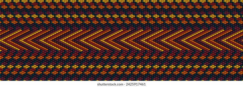 Ornament  is made in bright, juicy, perfectly matching colors. Ornament, mosaic, ethnic, folk pattern. 