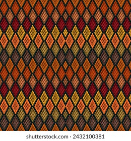 Ornament  is made in bright, juicy, perfectly matching colors. Ornament, mosaic, ethnic, folk pattern. 