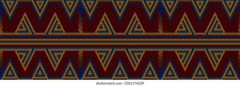 Ornament  is made in bright, juicy, perfectly matching colors. Ornament, mosaic, ethnic, folk pattern. 