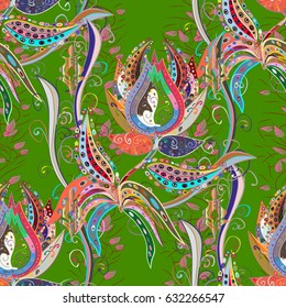 Ornament magenta colored card with mandala. Tribal, Boho, Bohemian style. Kaleidoscope, medallion, yoga, india, arabic. Geometric circle vector element.